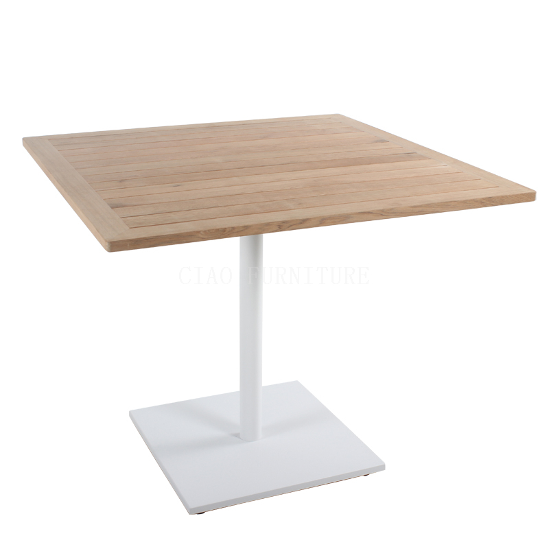 square wood modern Outdoor bar table