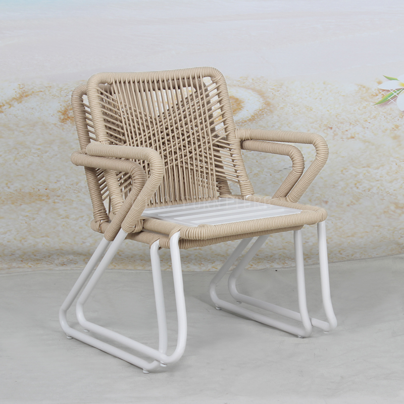 round aluminum white Outdoor table