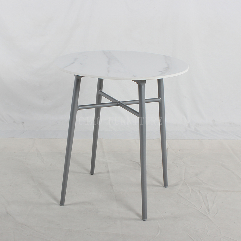 Round slate garden Outdoor bar table