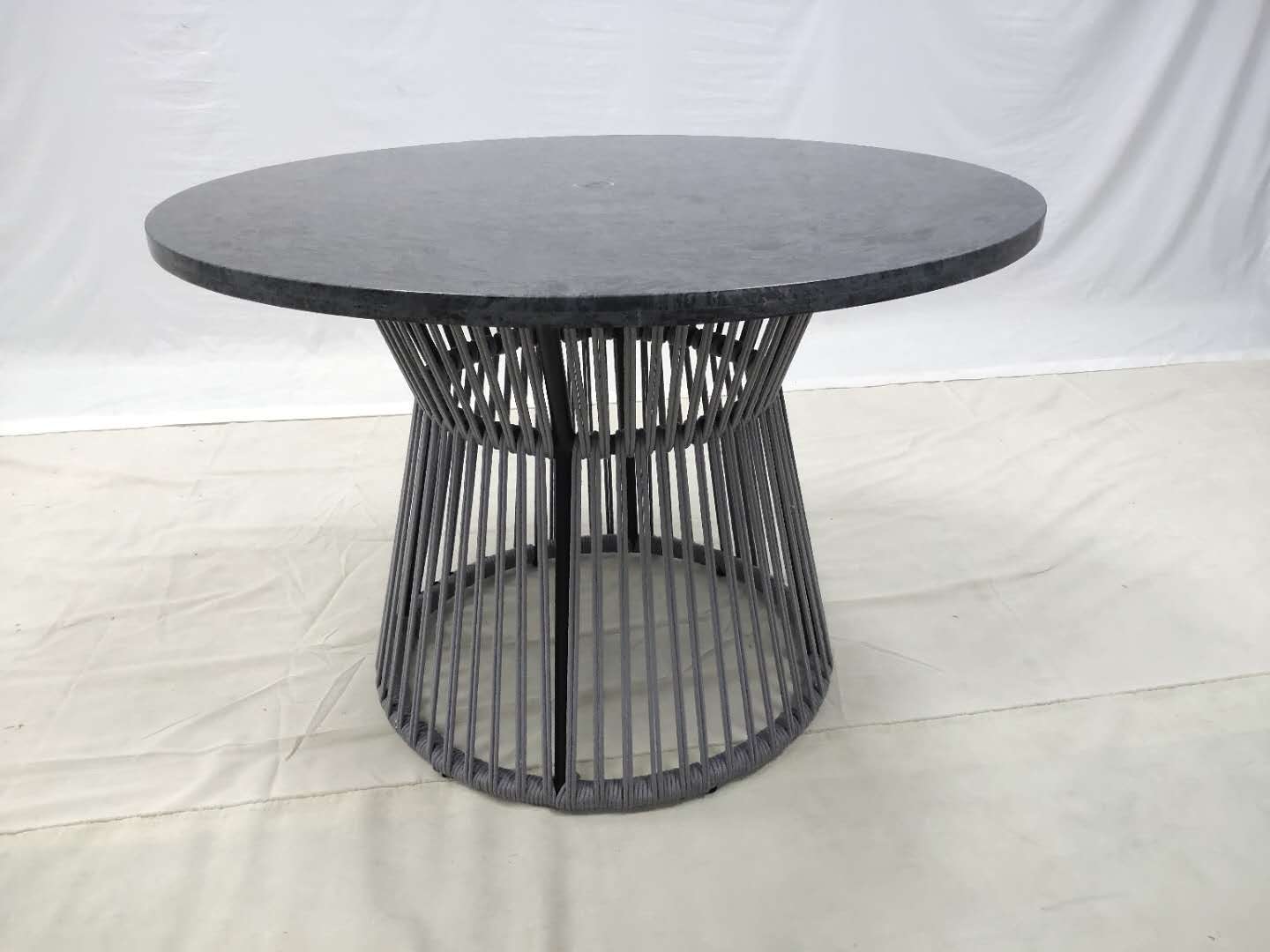 Marble Grey Outdoor Table for 4