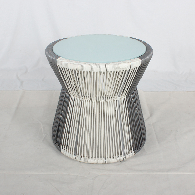 Rope grey stylish garden outdoor table