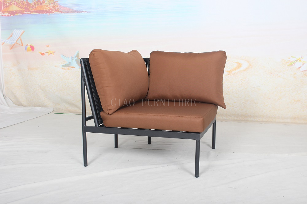 Leisure aluminum sectional sofa set