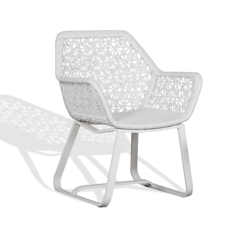 wicker white garden Outdoor chair